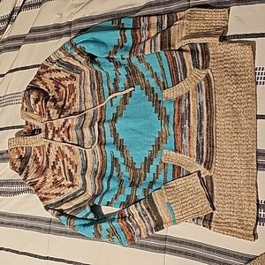 Angie Aztec Knit Pull Over